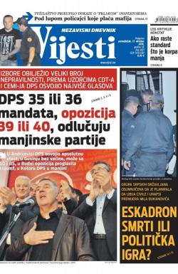 Vijesti - broj 6671, 17. okt 2016.