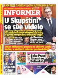 Informer - broj 3167, 15. sep 2022.