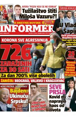 Informer - broj 2585, 21. okt 2020.