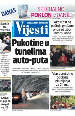 Vijesti - broj 7946, 23. maj 2020.