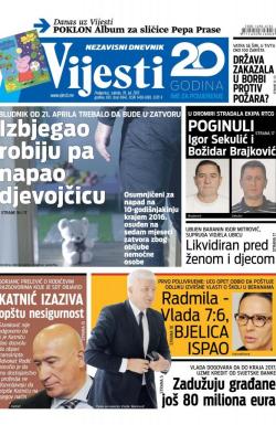 Vijesti - broj 6941, 19. jul 2017.