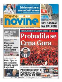 Dnevne novine - broj 2779, 8. sep 2020.