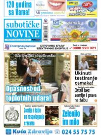 Nove Subotičke novine - broj 25, 21. jun 2013.