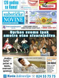 Nove Subotičke novine - broj 34, 23. avg 2013.