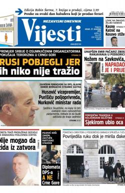 Vijesti - broj 6707, 22. nov 2016.