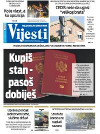 Vijesti - broj 8393, 22. avg 2021.