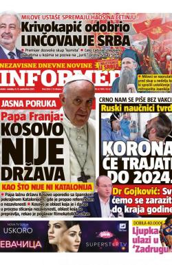 Informer - broj 2852, 4. sep 2021.