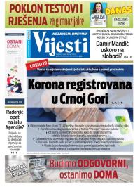 Vijesti - broj 7884, 18. mar 2020.