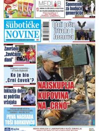 Nove Subotičke novine - broj 132, 13. sep 2019.