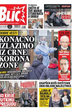 Blic - broj 8560, 24. dec 2020.