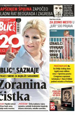 Blic - broj 7027, 5. sep 2016.