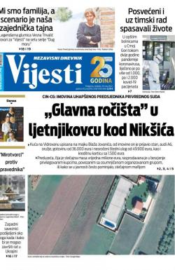 Vijesti - broj 8666, 29. maj 2022.