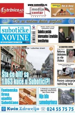 Nove Subotičke novine - broj 42, 19. okt 2012.