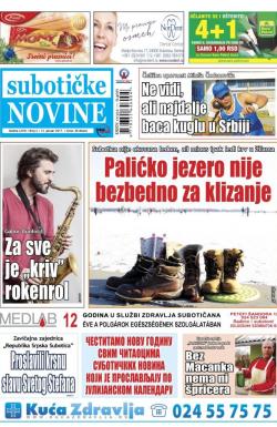 Nove Subotičke novine - broj 2, 13. jan 2017.