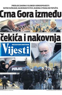 Vijesti - broj 7805, 27. dec 2019.