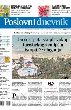 Poslovni Dnevnik - broj 4889, 27. jul 2023.