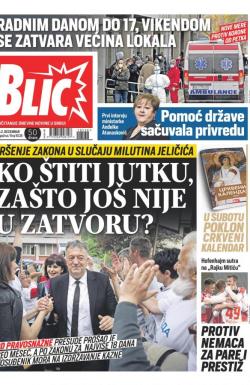 Blic - broj 8538, 2. dec 2020.