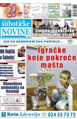 Nove Subotičke novine - broj 26, 30. jun 2017.