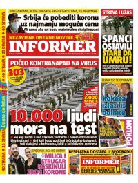 Informer - broj 2411, 25. mar 2020.