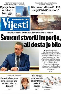 Vijesti - broj 8433, 1. okt 2021.