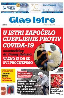 Glas Istre - broj 356, 28. dec 2020.