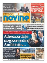 Dnevne novine - broj 2585, 22. jan 2020.