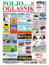 Poljoprivredni Oglasnik - broj 281, 19. nov 2014.