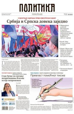 Politika - broj 39699, 9. jun 2024.