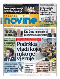 Dnevne novine - broj 2846, 25. nov 2020.