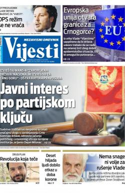 Vijesti - broj 8332, 21. jun 2021.