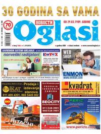 Novosti oglasi - broj 1566, 3. apr 2019.