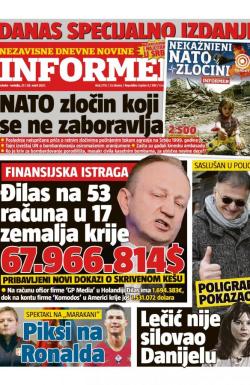 Informer - broj 2715, 27. mar 2021.