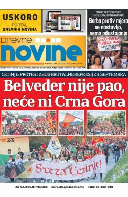 Dnevne novine - broj 3096, 13. sep 2021.