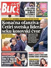 Blic - broj 7797, 29. okt 2018.