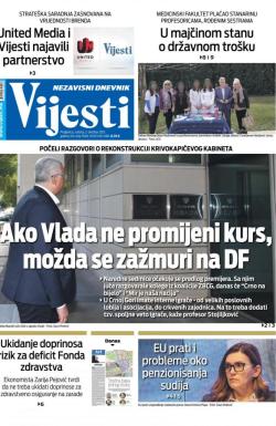 Vijesti - broj 8434, 2. okt 2021.