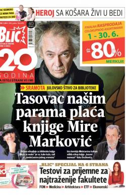 Blic - broj 6933, 3. jun 2016.