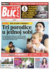 Blic - broj 6206, 25. maj 2014.