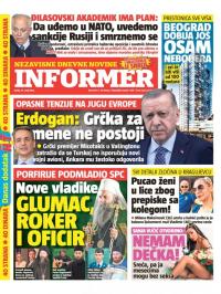 Informer - broj 3070, 25. maj 2022.