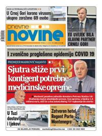 Dnevne novine - broj 2641, 27. mar 2020.