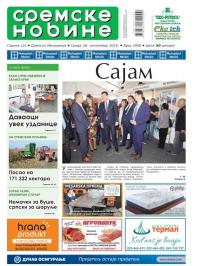 Sremske Novine - broj 2900, 28. sep 2016.