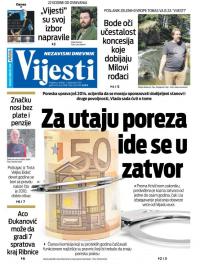 Vijesti - broj 7687, 1. sep 2019.