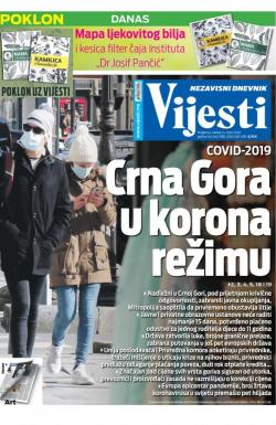 Vijesti - broj 7880, 14. mar 2020.