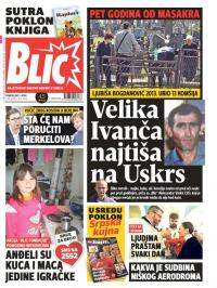 Blic - broj 7596, 9. apr 2018.