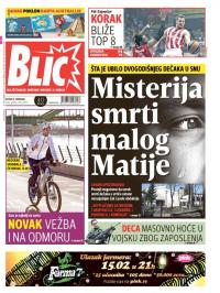 Blic - broj 6824, 12. feb 2016.