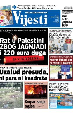 Vijesti - broj 6602, 11. avg 2016.