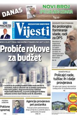 Vijesti - broj 8104, 29. okt 2020.