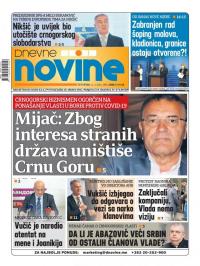 Dnevne novine - broj 2934, 11. mar 2021.