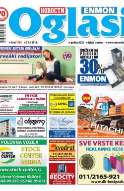 Novosti oglasi - broj 1505, 31. jan 2018.