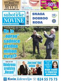 Nove Subotičke novine - broj 31, 1. avg 2014.