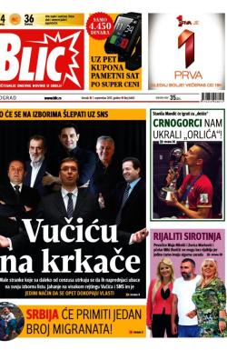 Blic - broj 6663, 1. sep 2015.